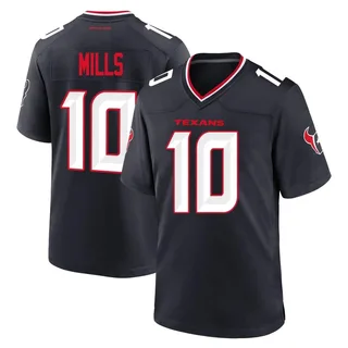 Davis Mills Houston Texans Youth Game Team Nike Jersey - Navy