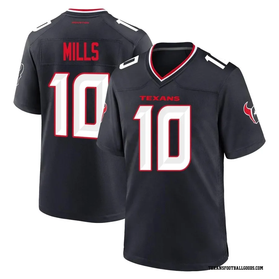 Davis Mills Houston Texans Youth Game Team Nike Jersey - Navy