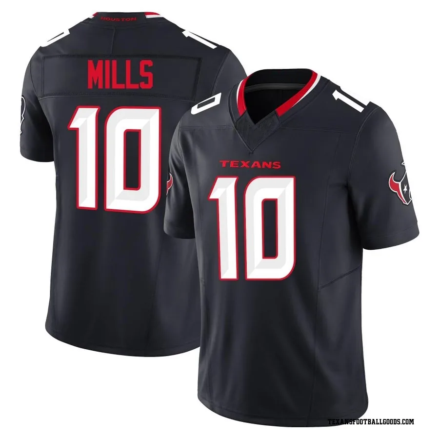 Davis Mills Houston Texans Youth Limited Alternate Vapor F.U.S.E. Nike Jersey - Navy
