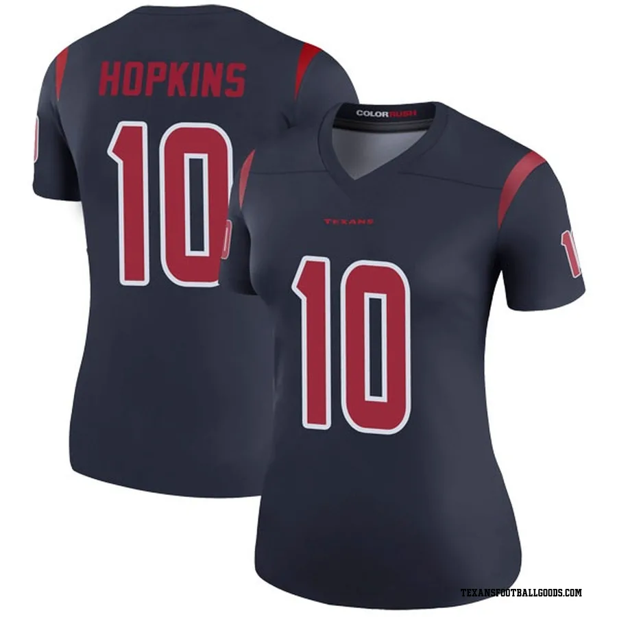 Deandre Hopkins Houston Texans Women S Color Rush Legend Nike Jersey Navy
