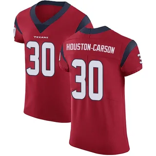 DeAndre Houston-Carson Houston Texans Men's Elite DeAndre -Carson Alternate Vapor Untouchable Nike Jersey - Red