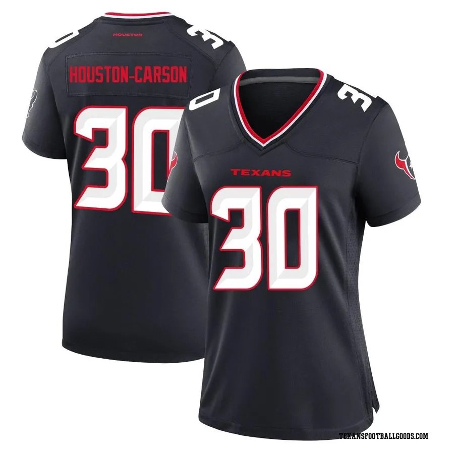 DeAndre Houston-Carson Houston Texans Women's Game DeAndre -Carson Team Nike Jersey - Navy