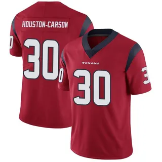 DeAndre Houston-Carson Houston Texans Youth Limited DeAndre -Carson Alternate Vapor Untouchable Nike Jersey - Red