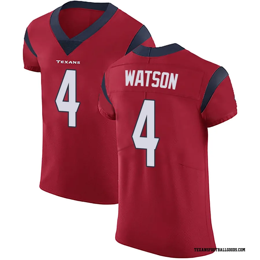 red deshaun watson jersey