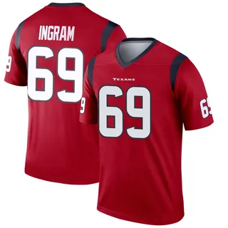 Ed Ingram Houston Texans Youth Legend Nike Jersey - Red