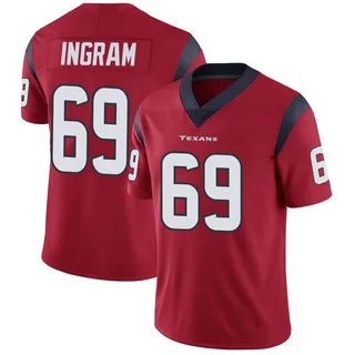 Ed Ingram Houston Texans Youth Limited Alternate Vapor Untouchable Nike Jersey - Red