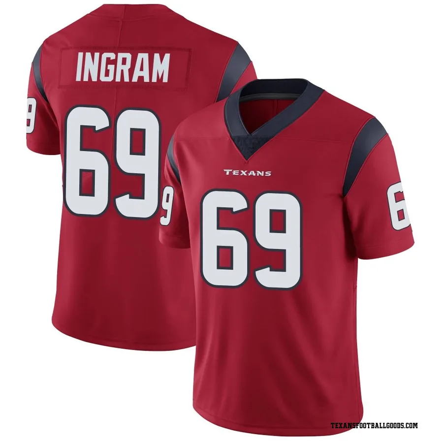 Ed Ingram Houston Texans Youth Limited Alternate Vapor Untouchable Nike Jersey - Red