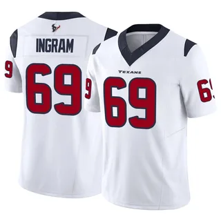 Ed Ingram Houston Texans Youth Limited Vapor F.U.S.E. Nike Jersey - White