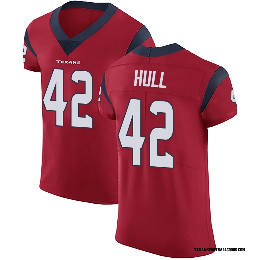 Evan Hull Houston Texans Men's Elite Alternate Vapor Untouchable Nike Jersey - Red