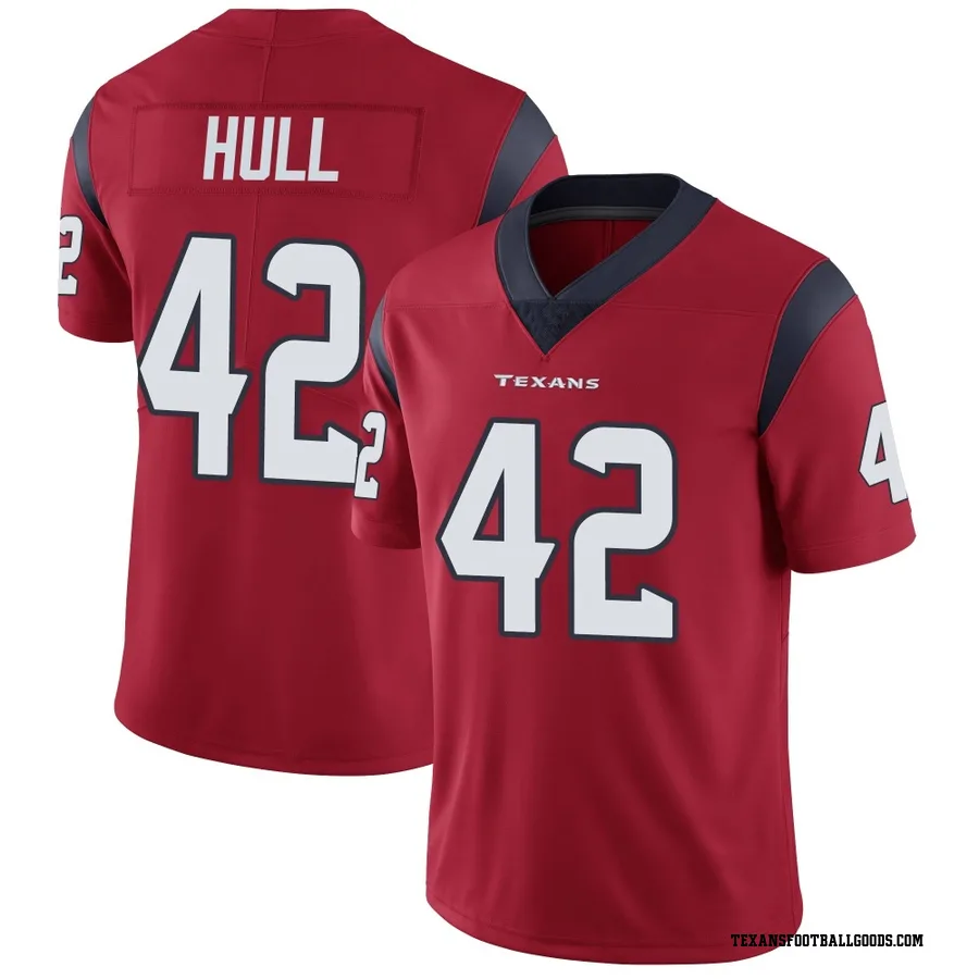 Evan Hull Houston Texans Men's Limited Alternate Vapor Untouchable Nike Jersey - Red
