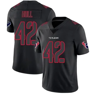 Evan Hull Houston Texans Men's Limited Nike Jersey - Black Impact