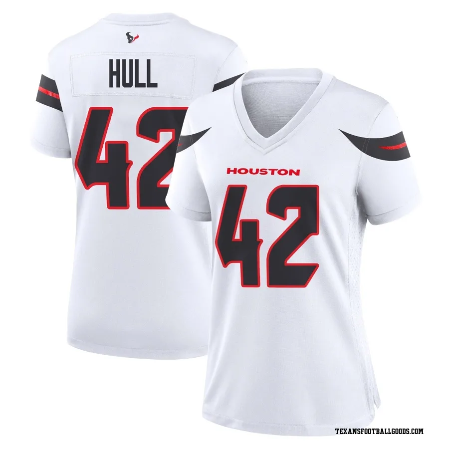 Evan Hull Houston Texans Women's Game Nike Jersey - White