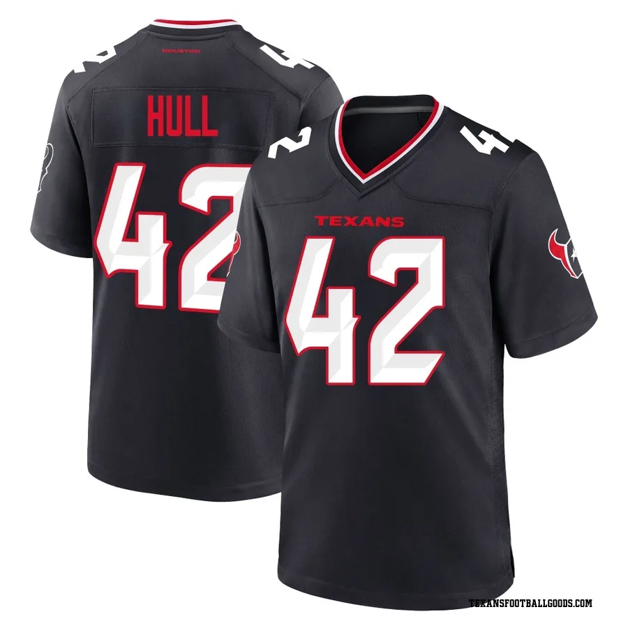 Evan Hull Houston Texans Youth Game Team Nike Jersey - Navy
