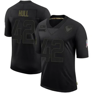 Evan Hull Houston Texans Youth Limited 2020 Salute To Service Nike Jersey - Black