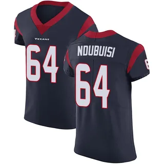 Haggai Ndubuisi Houston Texans Men's Elite Team Color Vapor Untouchable Nike Jersey - Navy Blue