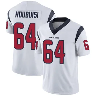Haggai Ndubuisi Houston Texans Men's Limited Vapor Untouchable Nike Jersey - White