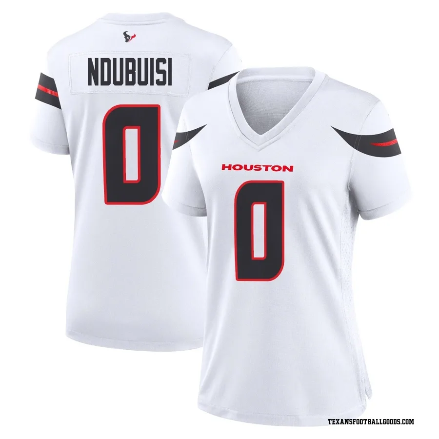Haggai Ndubuisi Houston Texans Women's Game Nike Jersey - White