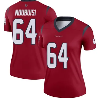 Haggai Ndubuisi Houston Texans Women's Legend Nike Jersey - Red