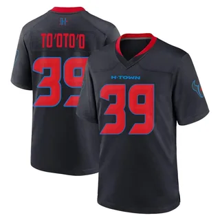 Henry To'oTo'o Houston Texans Men's Game 2nd Alternate Nike Jersey - Navy