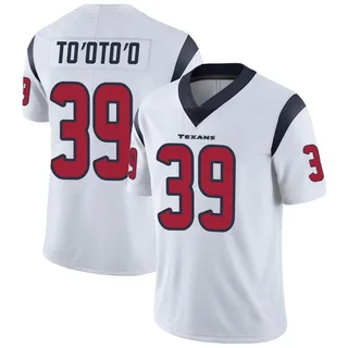 Henry To'oTo'o Houston Texans Men's Limited Vapor Untouchable Nike Jersey - White
