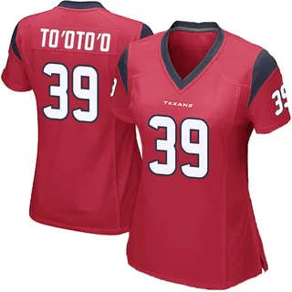 Henry To'oTo'o Houston Texans Women's Game Alternate Nike Jersey - Red