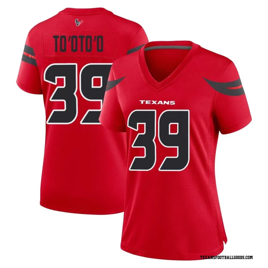 Henry To'oTo'o Houston Texans Women's Game Alternate Nike Jersey - Red