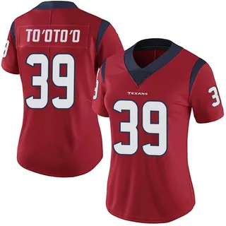 Henry To'oTo'o Houston Texans Women's Limited Alternate Vapor Untouchable Nike Jersey - Red