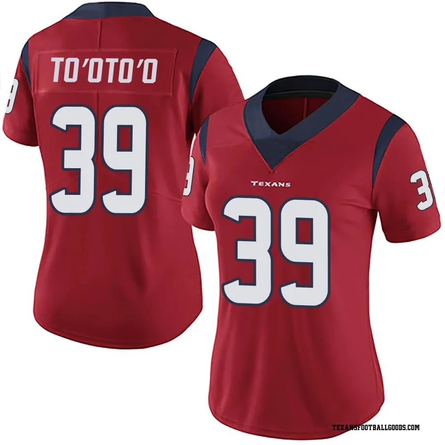 Henry To'oTo'o Houston Texans Women's Limited Alternate Vapor Untouchable Nike Jersey - Red