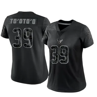 Henry To'oTo'o Houston Texans Women's Limited Reflective Nike Jersey - Black