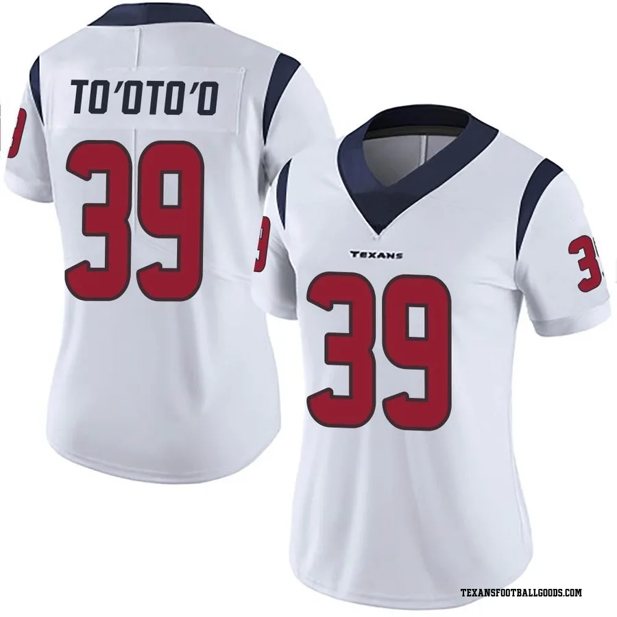 Henry To'oTo'o Houston Texans Women's Limited Vapor Untouchable Nike Jersey - White