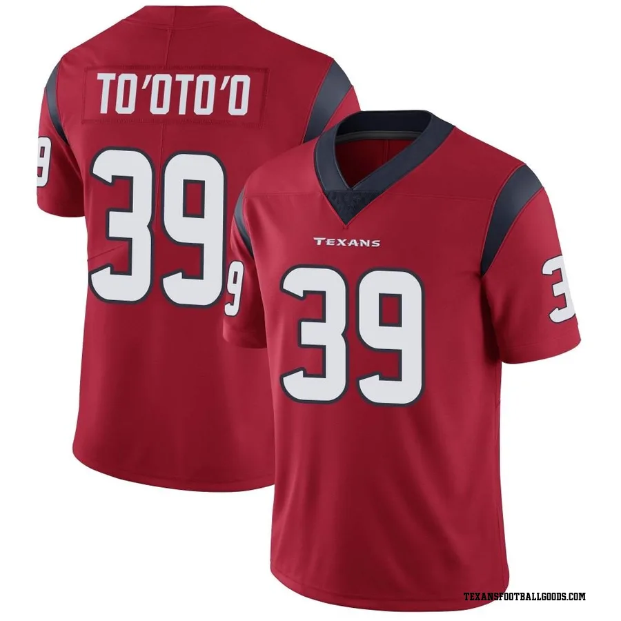 Henry To'oTo'o Houston Texans Youth Limited Alternate Vapor Untouchable Nike Jersey - Red