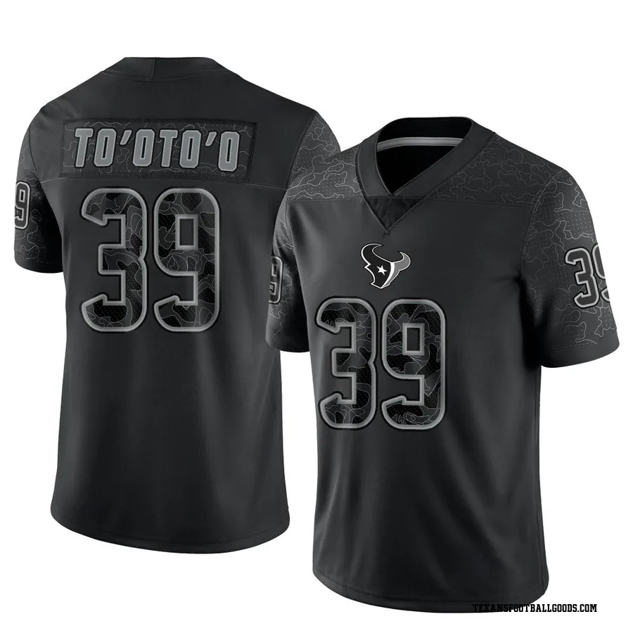 Henry To'oTo'o Houston Texans Youth Limited Reflective Nike Jersey - Black