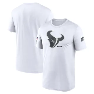 Houston Texans 2024 Salute To Service Legend Performance T-Shirt White
