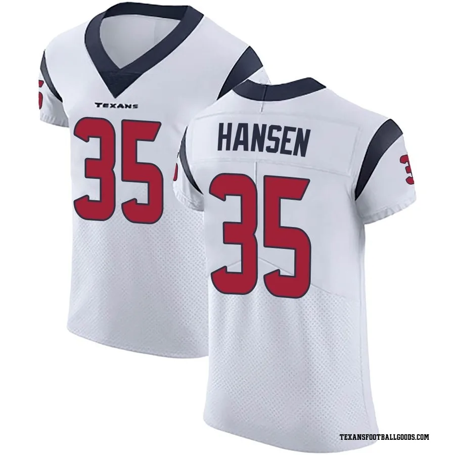 Jake Hansen Houston Texans Men's Elite Vapor Untouchable Nike Jersey - White