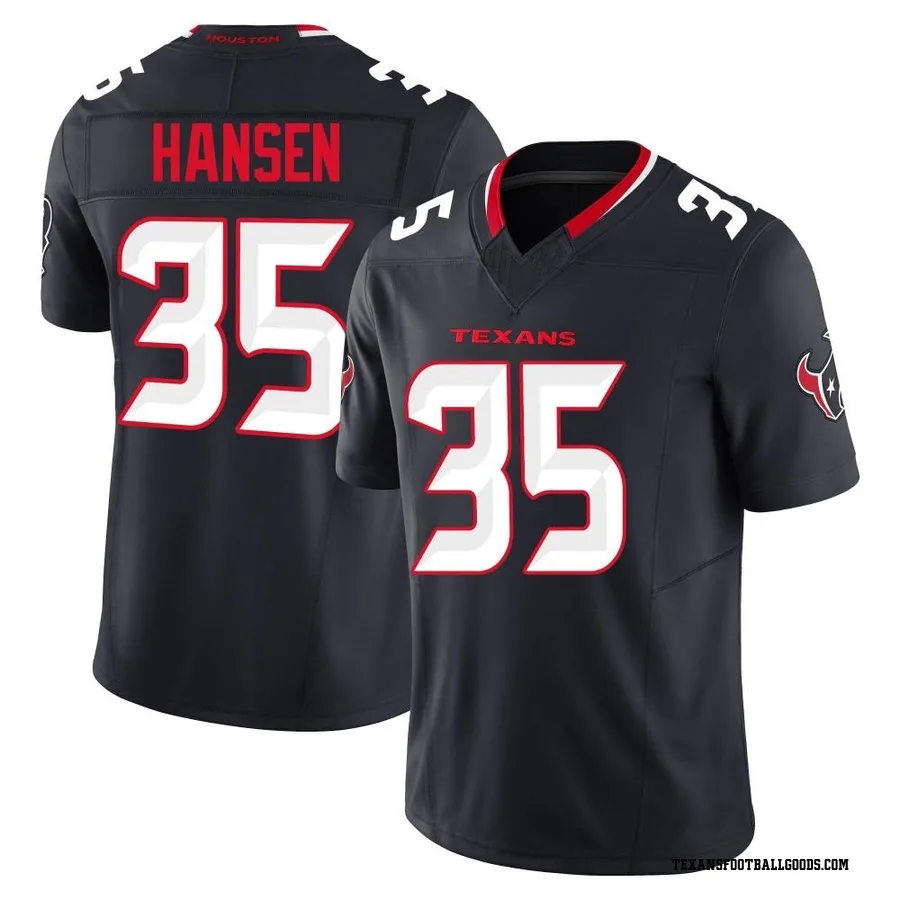 Jake Hansen Houston Texans Men's Limited Alternate Vapor F.U.S.E. Nike Jersey - Navy
