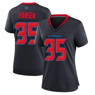 Jake Hansen Houston Texans Women's Game 2nd Alternate Nike Jersey - Navy