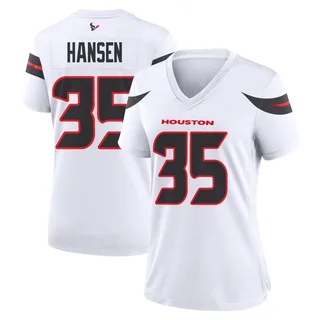 Jake Hansen Houston Texans Women's Game Nike Jersey - White