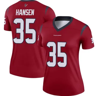 Jake Hansen Houston Texans Women's Legend Nike Jersey - Red