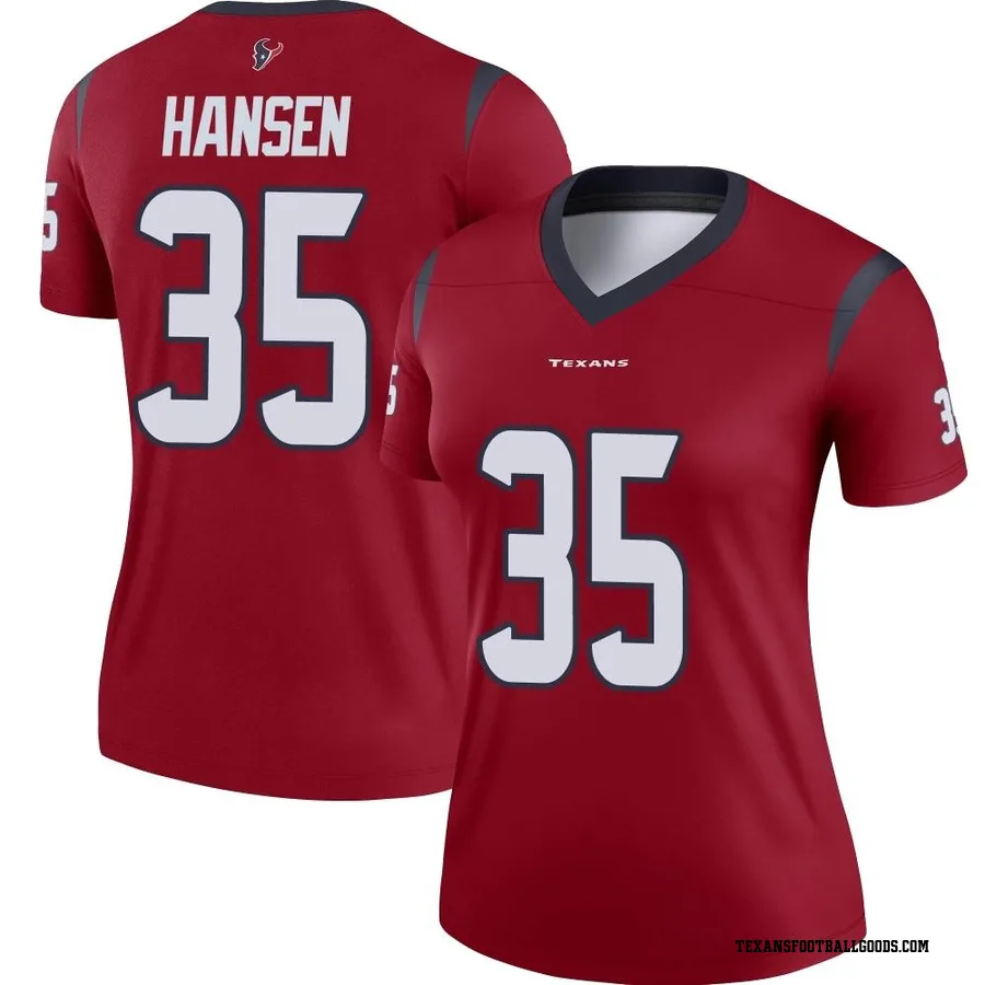 Jake Hansen Houston Texans Women's Legend Nike Jersey - Red