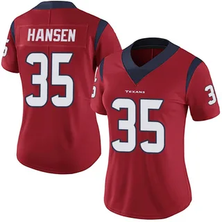 Jake Hansen Houston Texans Women's Limited Alternate Vapor Untouchable Nike Jersey - Red