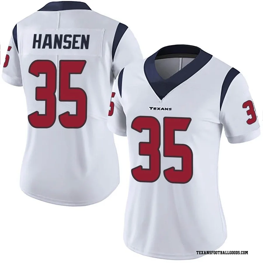 Jake Hansen Houston Texans Women's Limited Vapor Untouchable Nike Jersey - White