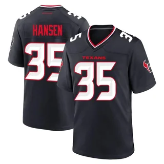 Jake Hansen Houston Texans Youth Game Team Nike Jersey - Navy