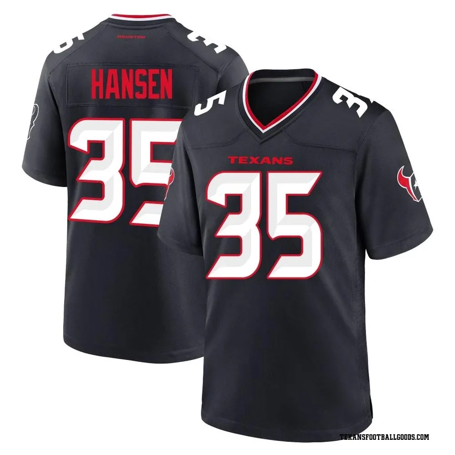 Jake Hansen Houston Texans Youth Game Team Nike Jersey - Navy