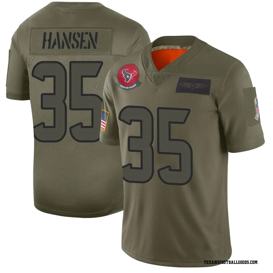 Jake Hansen Houston Texans Youth Limited 2019 Salute to Service Nike Jersey - Camo