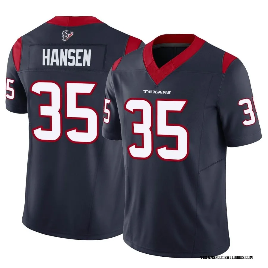 Jake Hansen Houston Texans Youth Limited Vapor F.U.S.E. Nike Jersey - Navy