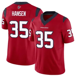 Jake Hansen Houston Texans Youth Limited Vapor F.U.S.E. Nike Jersey - Red