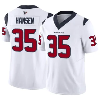 Jake Hansen Houston Texans Youth Limited Vapor F.U.S.E. Nike Jersey - White
