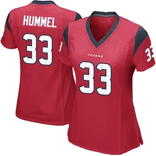 Jake Hummel Houston Texans Women's Game Alternate Nike Jersey - Red