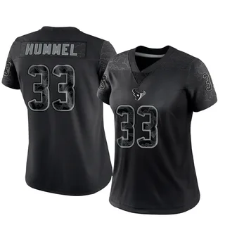 Jake Hummel Houston Texans Women's Limited Reflective Nike Jersey - Black