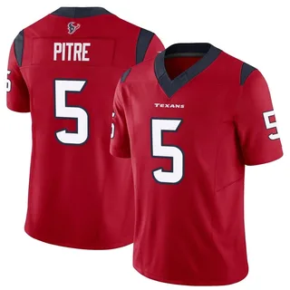 Jalen Pitre Houston Texans Men's Limited Vapor F.U.S.E. Nike Jersey - Red